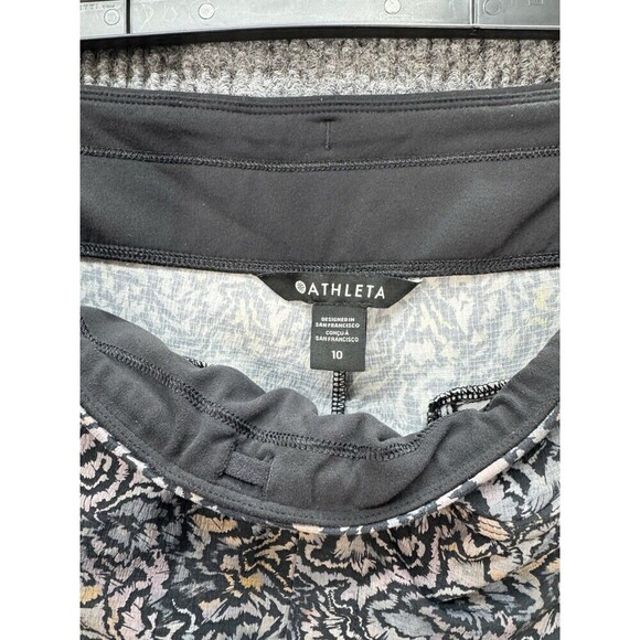 Athleta Trekkie North High Rise Jogger Pants Womens 10 Kinetic Abstract Pull On - Picture 5 of 12